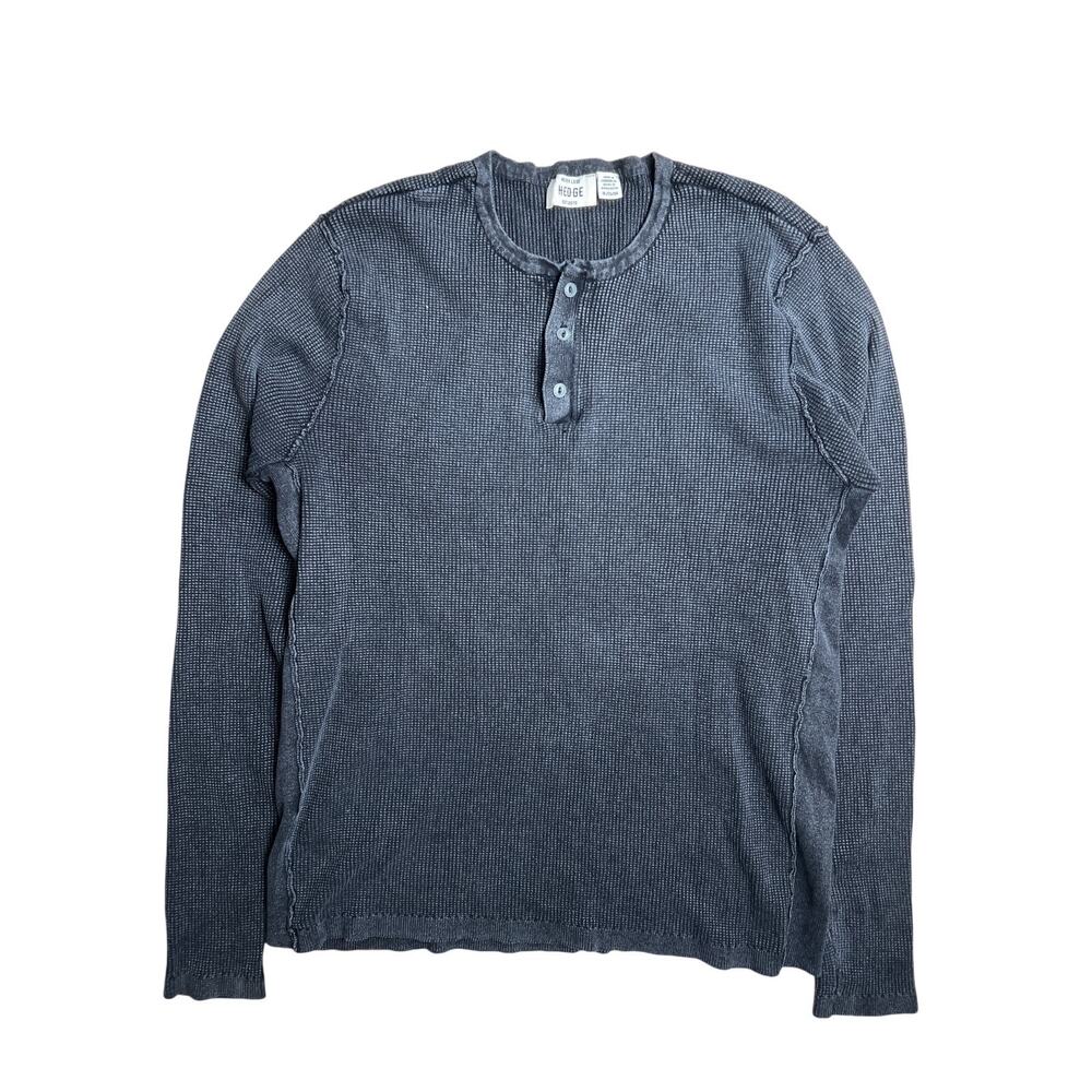 Never Lose Hedge Stonewashed Black Long Sleeve Men XL